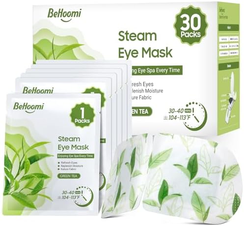 BeHoomi 30Packs Steam Eye Mask, Heated Eye Mask by BeHoomi