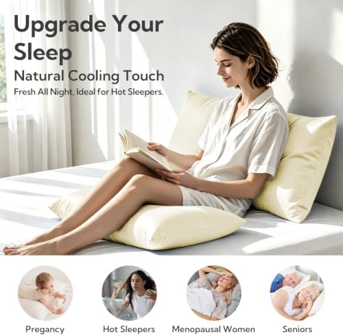 MR&HM King Pillowcase Set of 2, Cooling & Breathable - Image 2