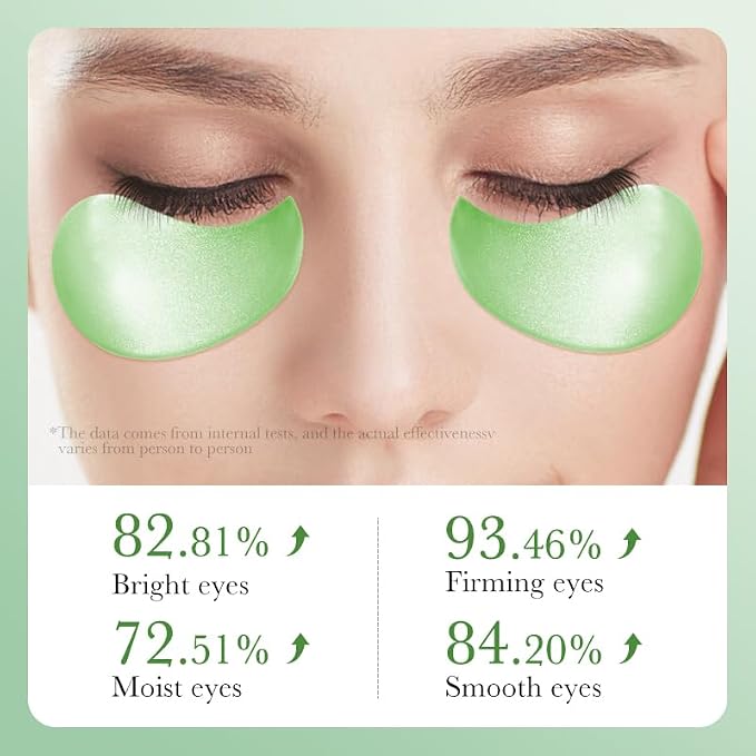 Aero Zen Aloe Vera Eye Mask- 60 PCS Aloe Vera Under Eye Patches-Under Eye - Image 5