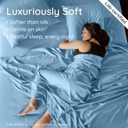 Bambaw 100% Viscose Derived from Bamboo Fitted Sheet Only, Cooling Fitted Sheet - Image 5