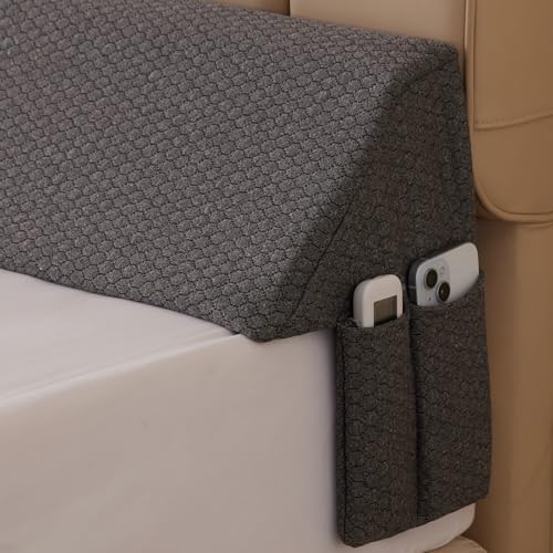 Bedluxe King Bed Wedge Pillow for Headboard, Fill The Gap by Bedluxe