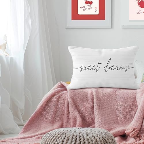 Sweet Dreams Pillow Cover 12x20, Decorative Throw Pillow Covers - Image 5