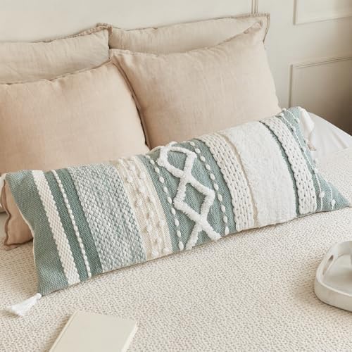 Decorative Boho Lumbar Pillow Cover 14x36 by ZICOTO