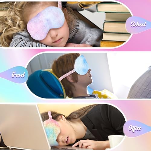 Cuffbow 12 Pcs Plush Sleep Mask - Image 5