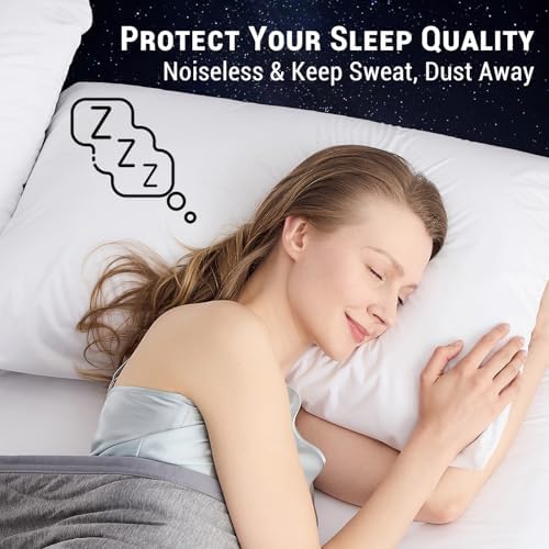 Gogreen Bamboo Rayon Waterproof Pillow Protector, Breathable Pillow Cover - Image 5