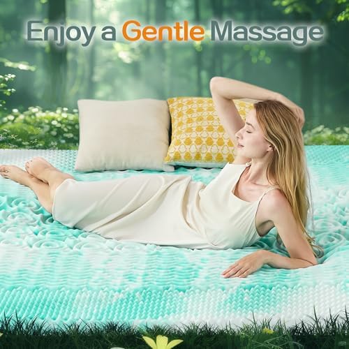 SINWEEK Mattress Topper 5-Zone Memory Foam Mattress Topper Pressure Relieve - Image 7