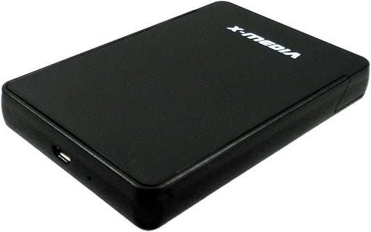 X-MEDIA XM-EN2279 2.5-Inch Tool-Free USB 2.0 SATA SSD HDD Hard Disk Drive External Enclosure Case | Support 7mm / 9.5mm