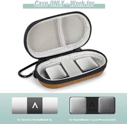 Mini Oval Earbud Case, Hard Shell Carrying Pouch Bag - Image 4