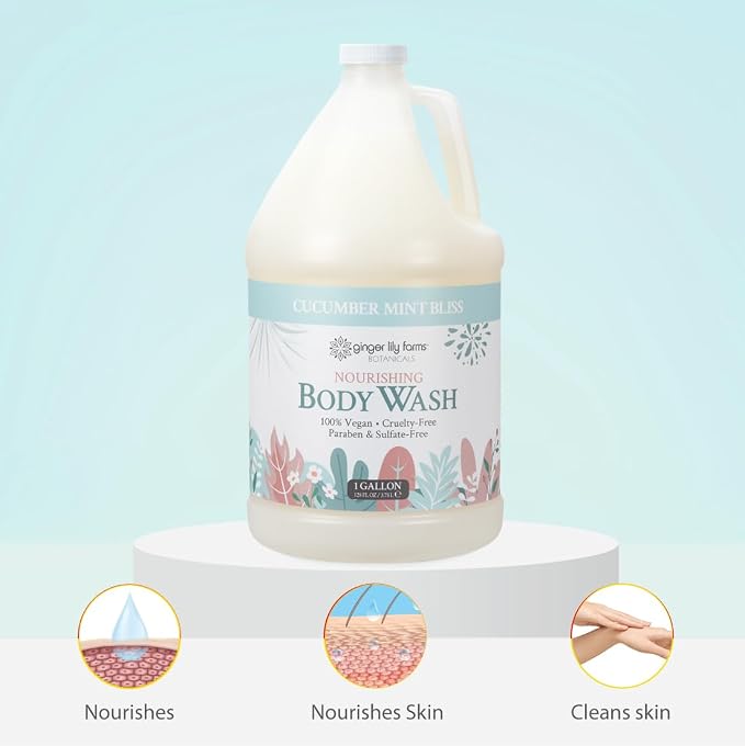 Ginger Lily Farms Botanicals Nourishing Body Wash, 100% Vegan & Cruelty-Free - Image 5