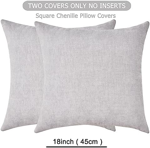 GAWAMAY Decorative Square Throw Pillow Covers 18"x18" Inch Set of 2, Super Soft - Image 6