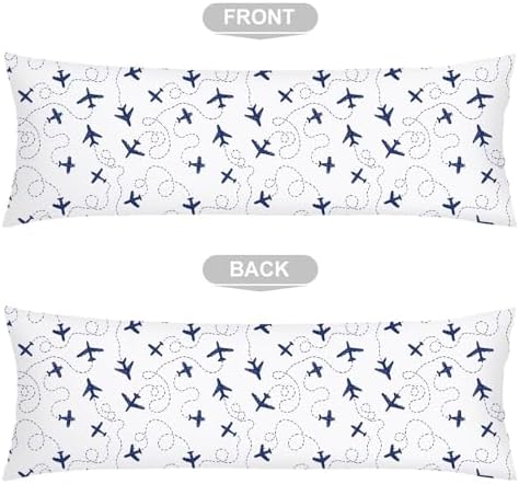 Air Plane Body Pillow Cover 20x54 Long Pillow Case Protector - Image 4