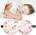 Kids Silk Sleep Mask, 100% Mulberry Silk Eye Mask by spacepower