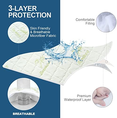 Kids Air Mattress Protector Waterproof, Viscose Made from Bamboo - Image 5