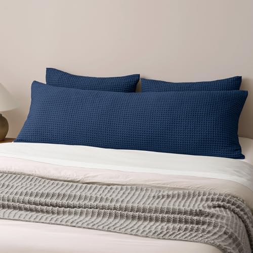 PHF Ultra Soft Waffle Body Pillowcase 20" x 54", No Insert by PHF