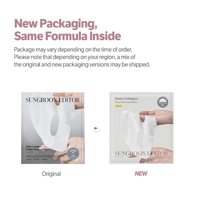 SUNGBOON EDITOR Deep Collagen Overnight mask 37gx17ea Real Collagen 2, 000PPB - Image 2