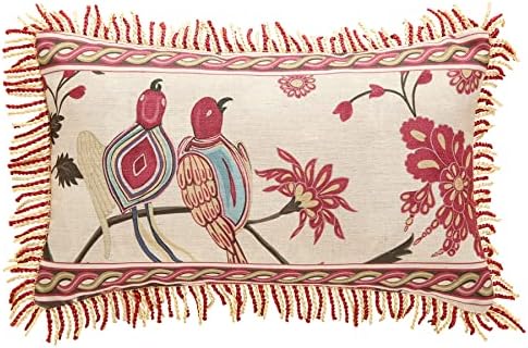 patdrea Designer Vintage Linen Throw Pillow Cover by patdrea