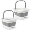 2 Pack Foldable Foot Bath Basin, Collapsible Foot Soak Tub, Foot Tub by BREENHILL