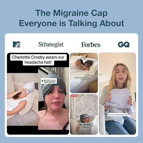 MyHalos Migraine & Headache Relief Cap, Hot & Cold Ice Wrap - Image 4