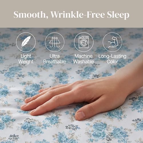 Modern Threads Printed 3-Piece Extra Soft Bedding Sheets & Pillowcase Set - Image 7