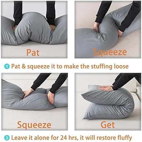WhatsBedding Memory Foam Body Pillow - Image 6