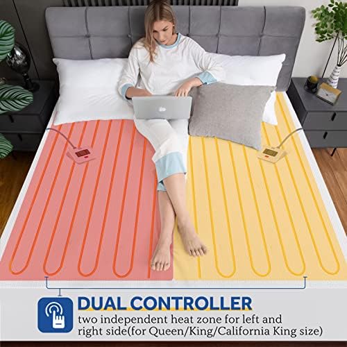 Sealy Heated Mattress Pad California King Size Dual Controller 72×84" - Image 3