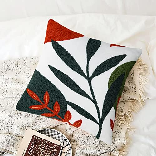 Merrycolor Boho Decorative Throw Pillow Covers 18x18 Tufted Abstract Mid - Image 6