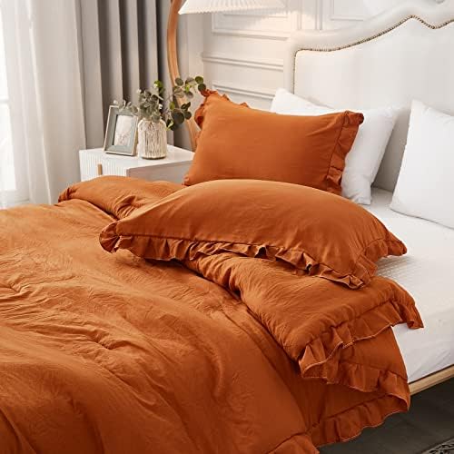 Merryword King Pillowcases Caramel Solid - Image 4