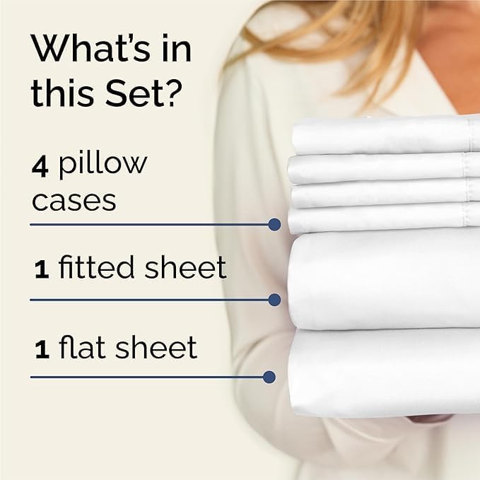 Queen 6 Piece Bed Sheet Set - Image 2