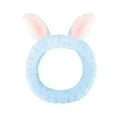 Cute Blue Rabbit Ears Headband Frog Eye Elastic to Wash Face by Jowmoy