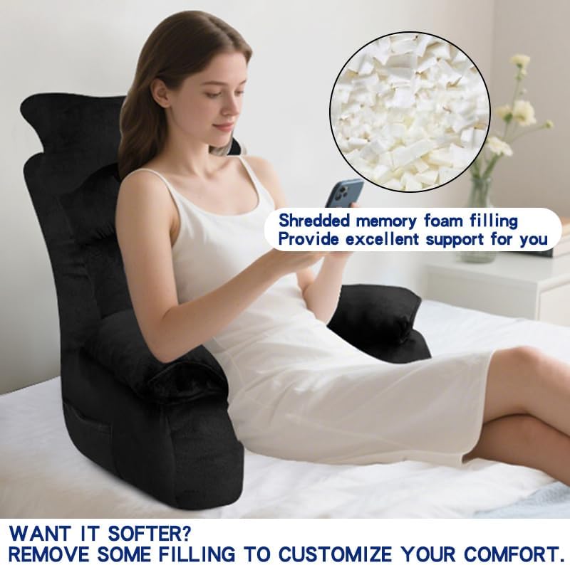 YDCEULARDOH Reading Pillow for Bed Adult – Large Bed Pillow - Image 2