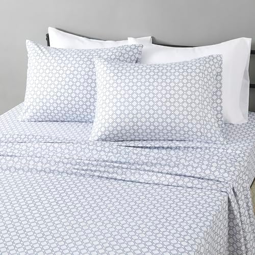 Amazon Basics Ultra-Soft Lightweight Microfiber 4-Piece Bed Sheet Set by AmazonBasics