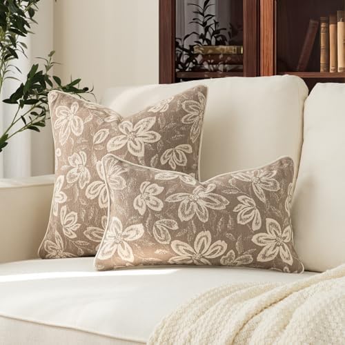 MATTINS Vintage Floral Patterned Throw Pillow Covers 20x20 - Image 5