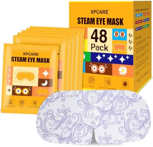 XPCARE 48 Pack Steam Eye Mask Disposable by XPCARE