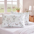 Bedorm Queen Size Pillow Cases Set of 2 Cotton Floral Pillow Cover by Bedorm