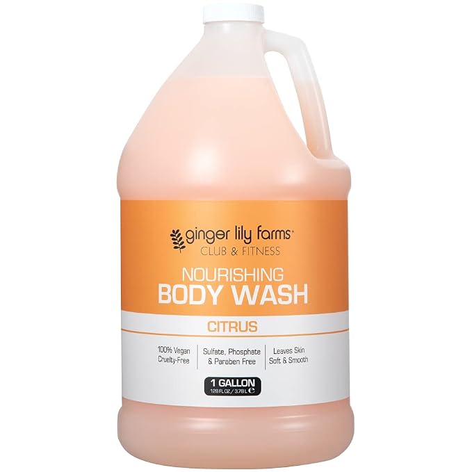 Ginger Lily Farms Club & Fitness Nourishing Body Wash, 100% Vegan & Cruelty-Free - Image 2