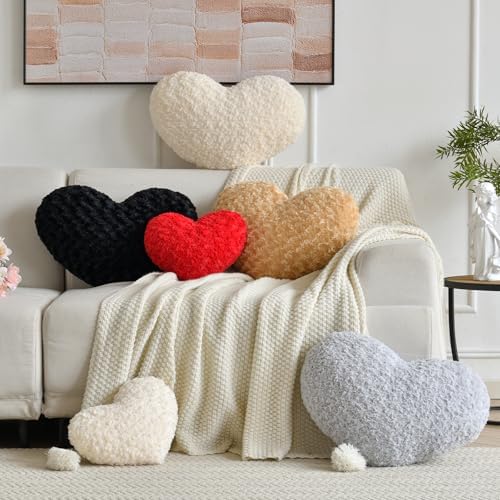 Heart Pillow, Soft Heart Shaped Pillow - Image 2