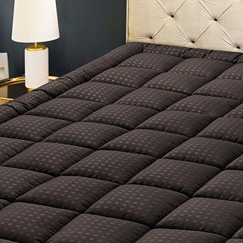 HYLEORY Full Mattress Pad Quilted Fitted Mattress Protector Cooling Pillow Top by HYLEORY-YourBeddingExpert