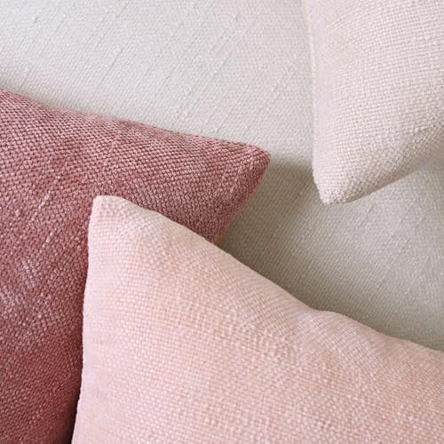 Set of 4 Soft Textured Decorative Throw Pillow Covers 12X20 Inch Cozy Farmhouse - Image 6