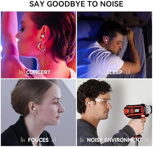 Ear Plugs for Sleeping Noise Cancelling, 24-30dB Ear Plugs for Noise Reduction - Image 7