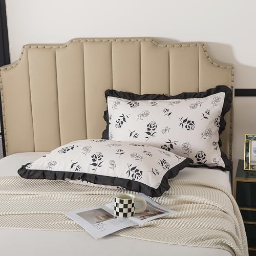 H HOUSEHOLD Brushed Microfiber Ruffled Envelope Pillowcase - Image 4