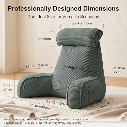Sit Up Reading Pillow, Backrest Pillow - Image 4