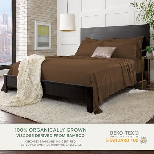 Queen Pillowcases by Pure Bamboo, Genuine 100% Organic Viscose Derived from - Image 3