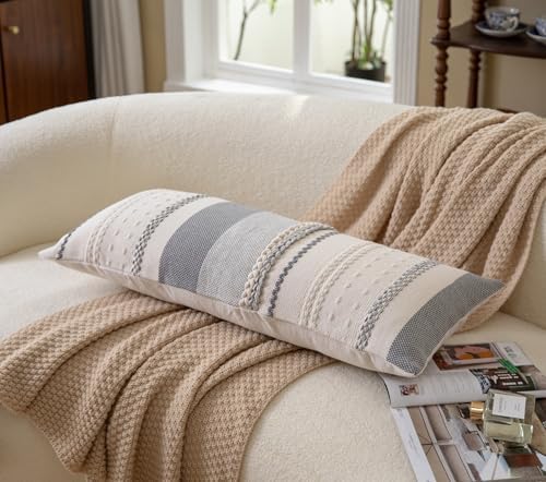 Cethom Boho Lumbar Pillow Covers 14x36 Inch Long, Accent Cushion Cover - Image 5