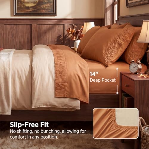 Bedsure Twin XL Sheets Dorm Bedding - Image 4