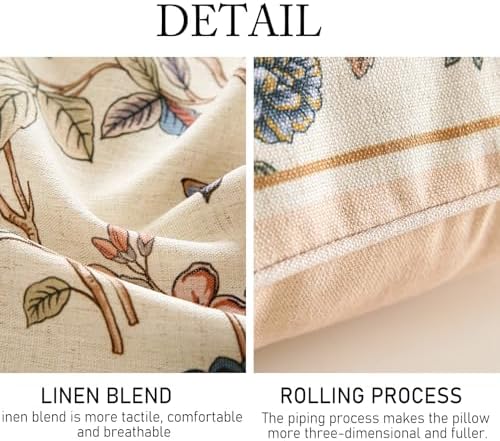 ISAENNE Designer Linen Throw Pillow Cover - Image 4
