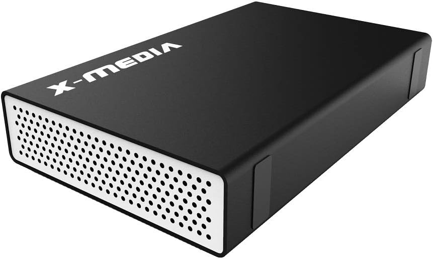 X-MEDIA XM-EN3451 3.5-Inch USB 2.0 IDE/PATA or SATA Aluminum Hard Disk Drive HDD External Enclosure Case, Support 3.5" IDE/PATA(Parallel ATA), 3.5" SATA(Serial ATA)/SSD Hard Disk Drive
