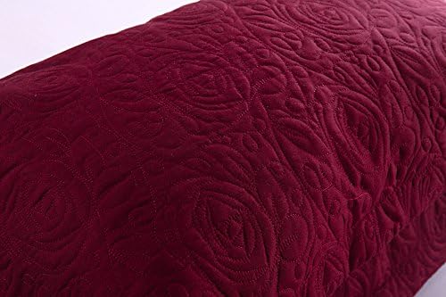 MarCielo 2-Piece Embroidered Pillow Shams, King Decorative Microfiber Pillow - Image 4