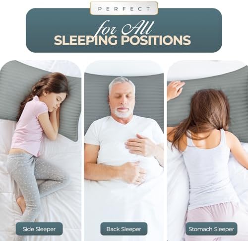 Utopia Bedding Bed Pillows for Sleeping Standard Size, Down Alternative Pillow - Image 3