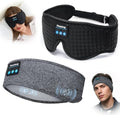 2 Pack Sleep Mask with Bluetooth Sleep Headphones Set, Sleeping Headband by Perytong