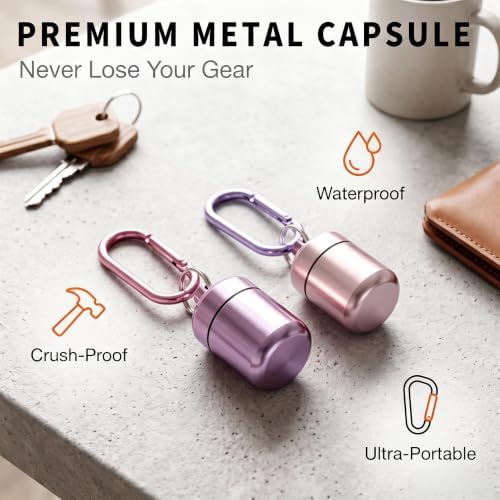 4 Pack Waterproof Aluminum Earplug Case - Image 4